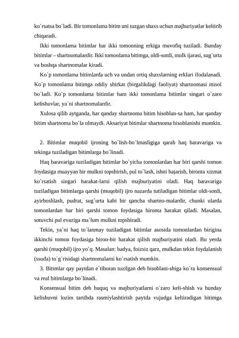 Bitimning Notarial Shakliga Rioya Gilmaslikning Oqibatlari 4
