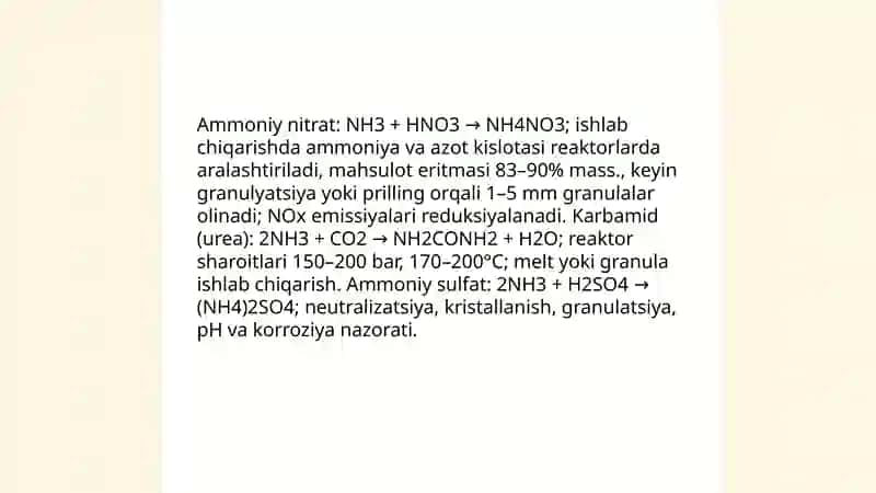 O'zbekiston mineral o'g'itlar va tuzlar ishlab chiqaruvchi kimyo sanoati korxonalari 4