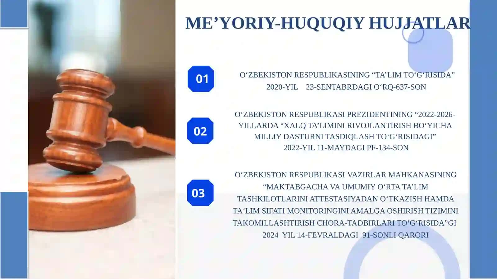 MAKTABDA TA’LIM SIFATINI BAHOLASHNING O‘ZIGA HOS USULLARIDAN FOYDALANISH 4