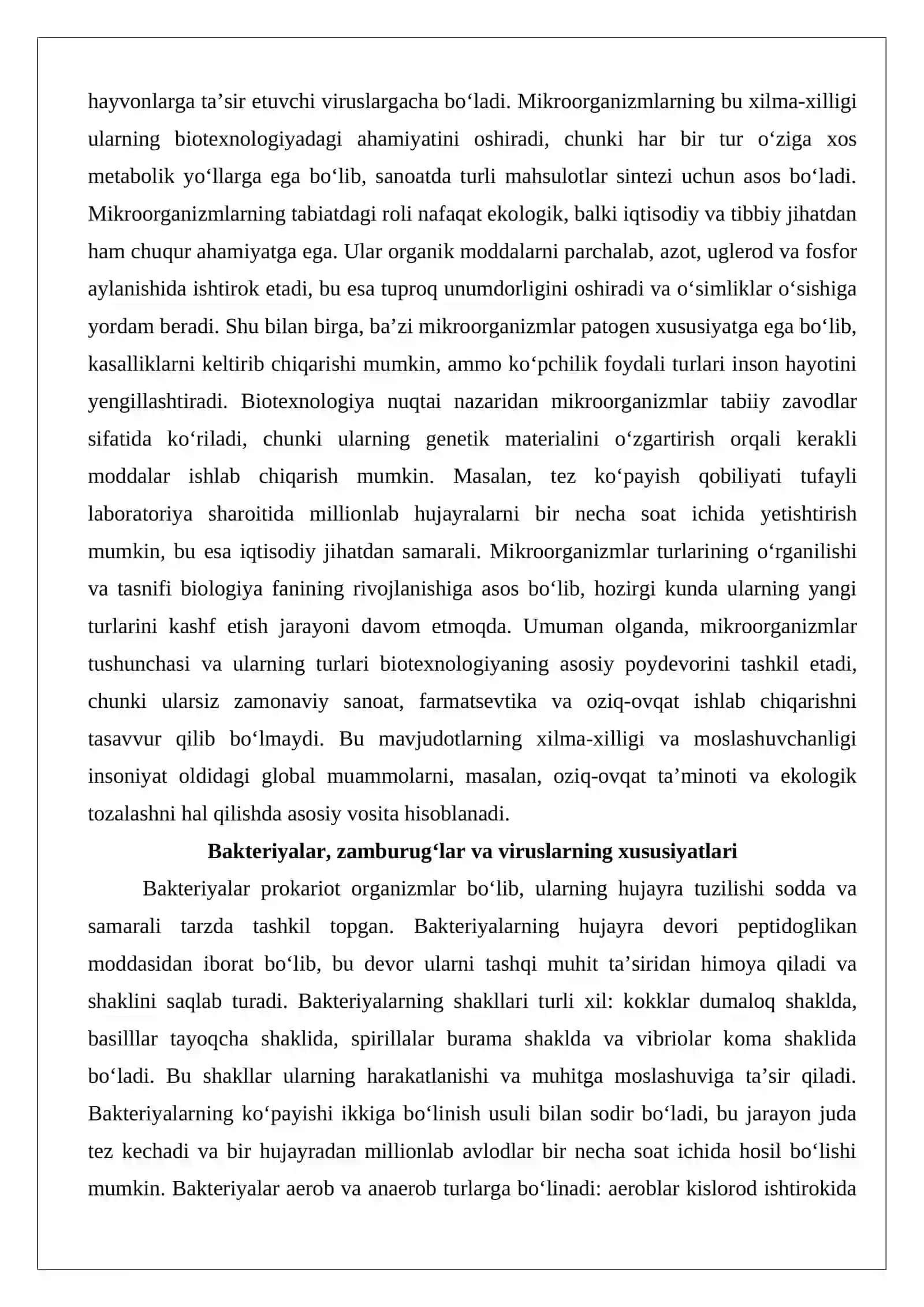 Mikroorganizmlarni biotexnologiyada qo‘llanilishi 4
