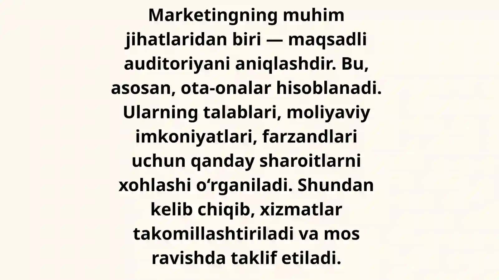 MAKTABGACHA TALIM MARKETINGI 4
