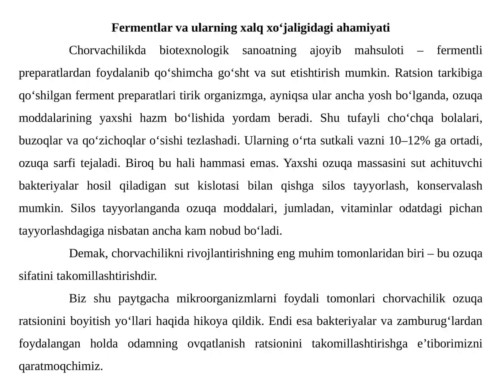 Fermentlar injeneriyasi fani asoslari, uning tarixi va hozirgi kundagi yutuqlari 4
