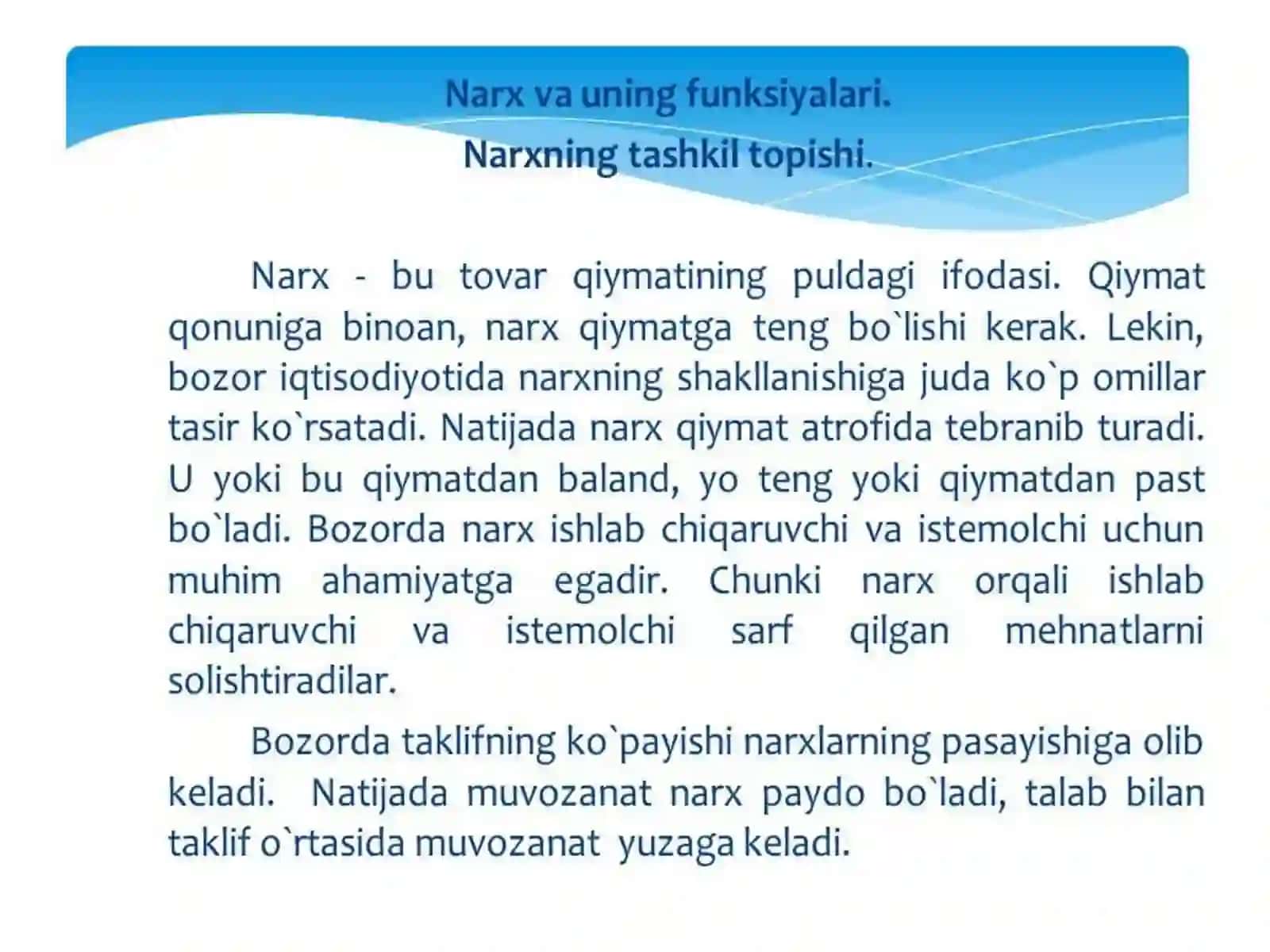 Biologiya yo'nalishi Iqtisodiyot asoslari fanidan taqdimot ishi 4