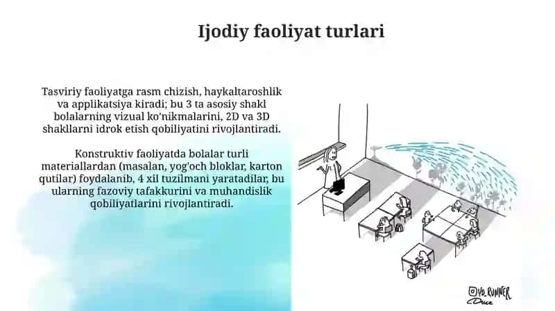Maktabgacha taʼlimda bolalarni ijodiy faoliyatini tashkil qilish texnologiyasi 4
