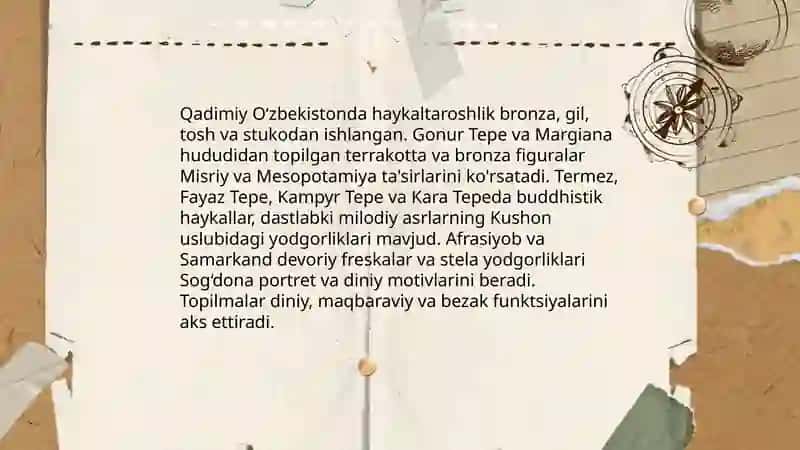 O‘zbekiston haykaltaroshlik san’ati 4