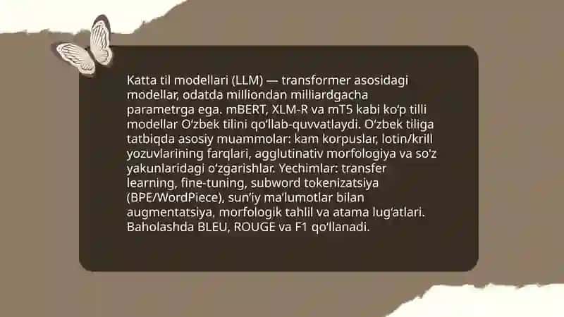 Kompyuter lingvistikasining zamonaviy holati: So'nggi yillardagi yutuqlar va tendansiyalarni o'rganish 4