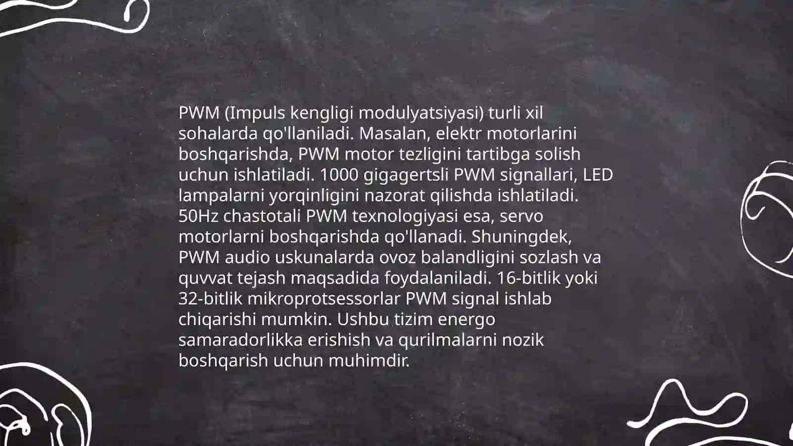 PWM modellashtrish 4