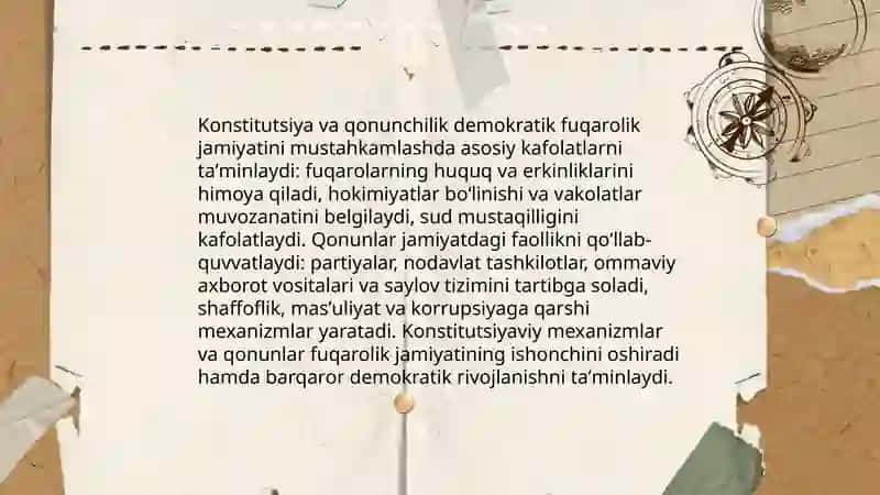Ôzbekistinda demoktarik fuqarolik jamiyatining asoslarining shakillanishi 4