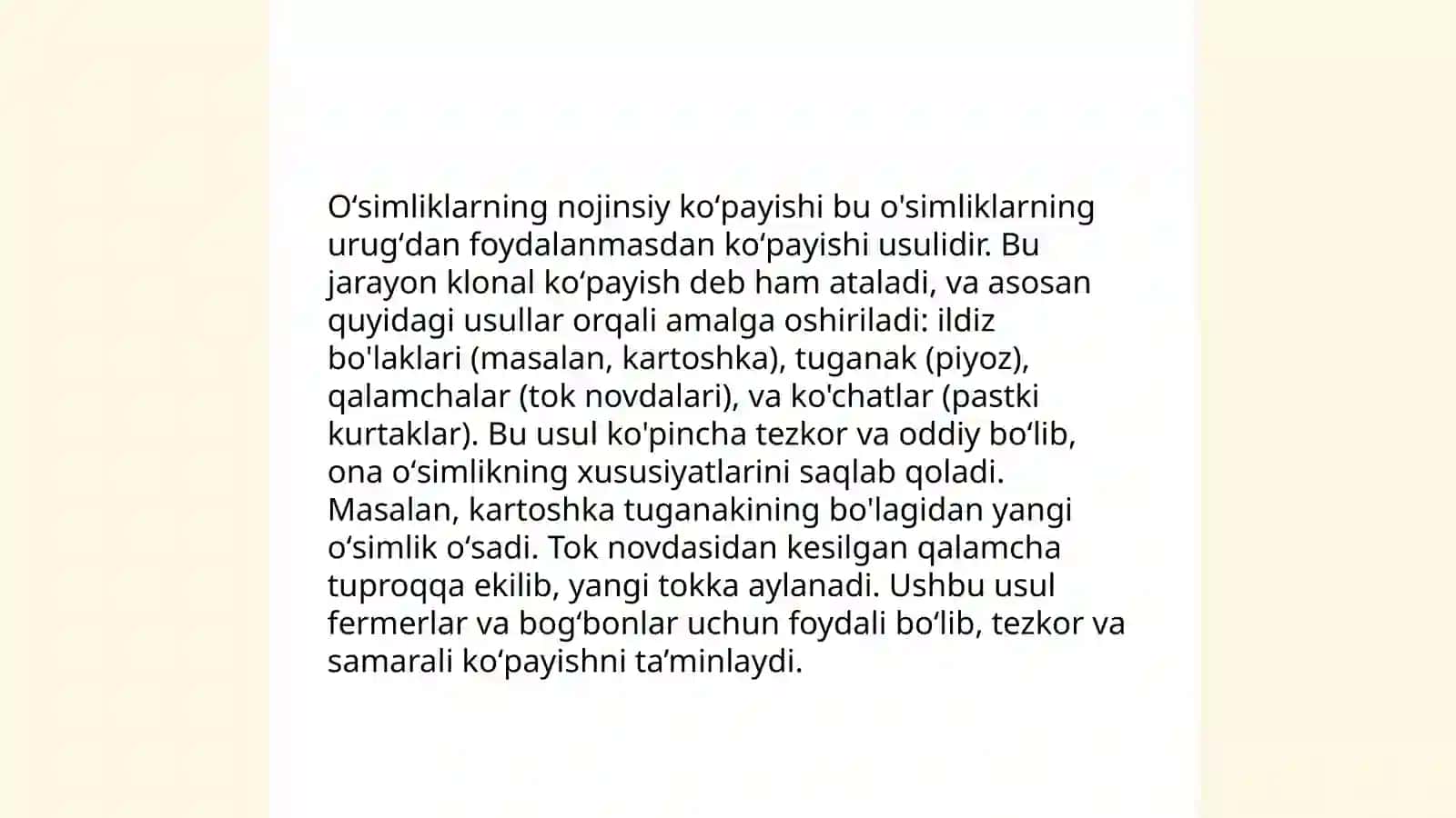 Oʻsimliklarning koʻpayish fiziologiyasi 4