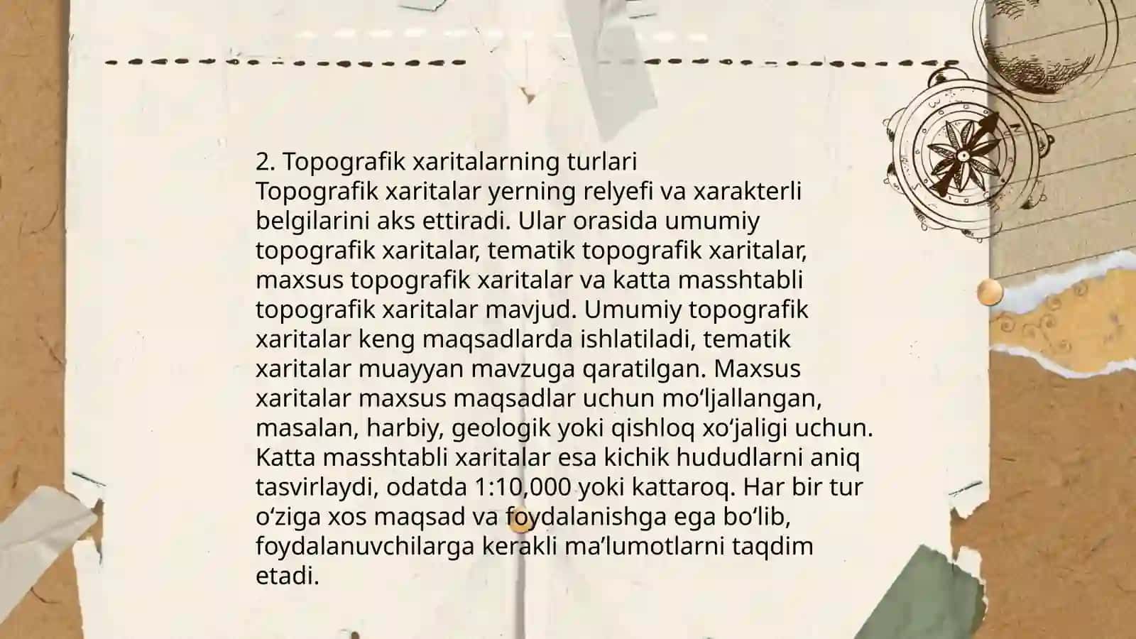 Harbiy topografiya va uning vazifasi 4