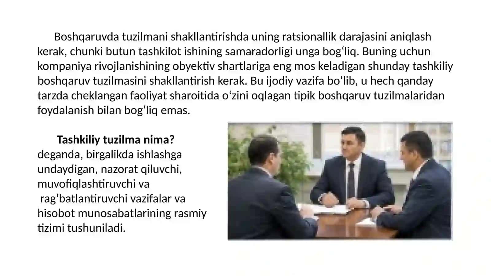 Ta’lim tashkilotlarini boshqarishning tashkiliy tuzilishi 4