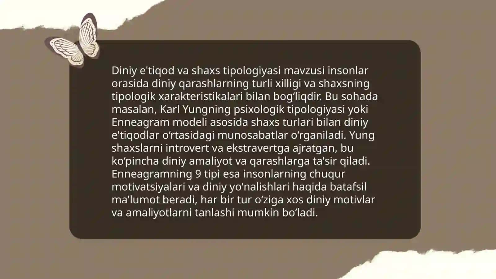 G.Olloport tadqiqotlarda dindor shaxs tipologiyasi 4