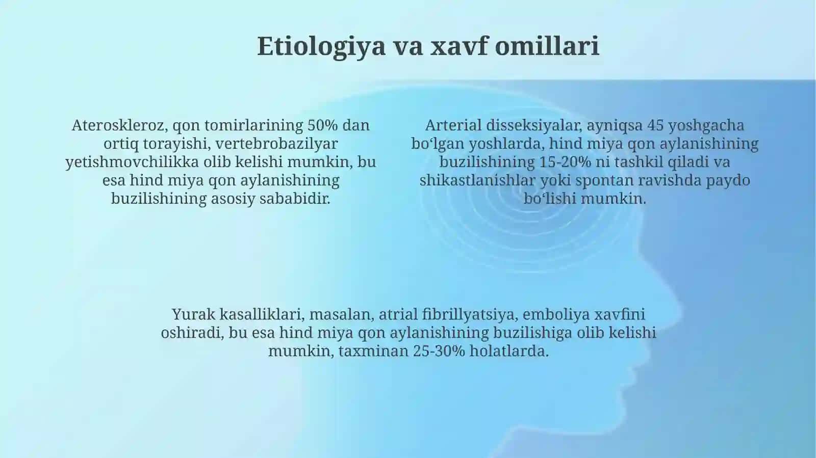 Orqa miyada qon aylanishining buzilishi 4