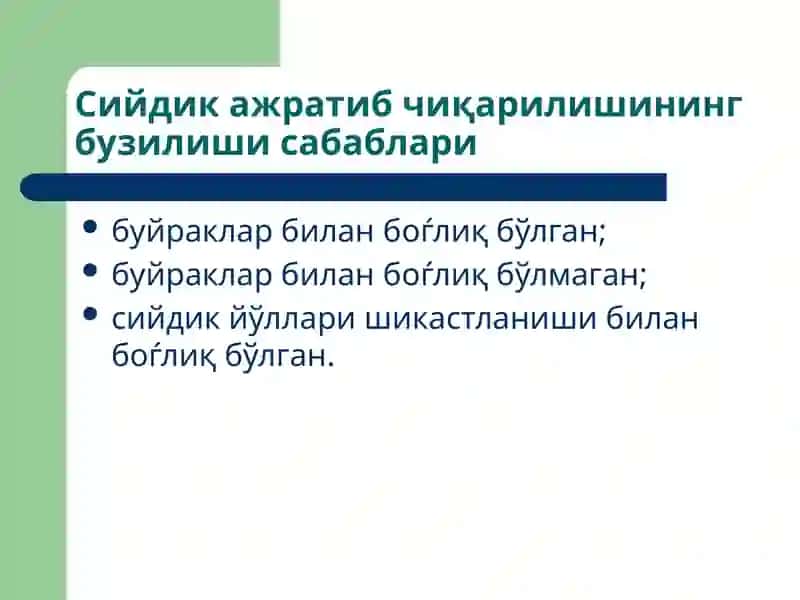 Буйраклар физиологияси 4
