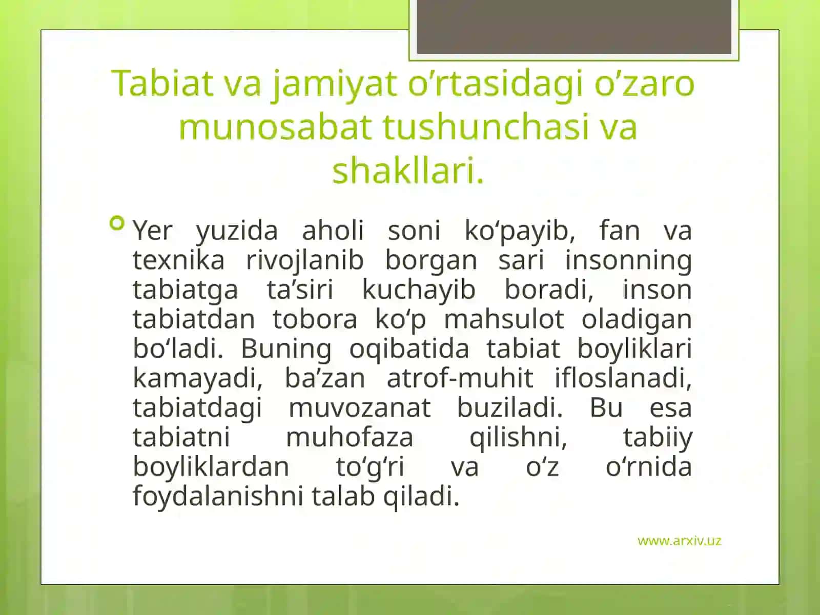 Tabiat va inson 4