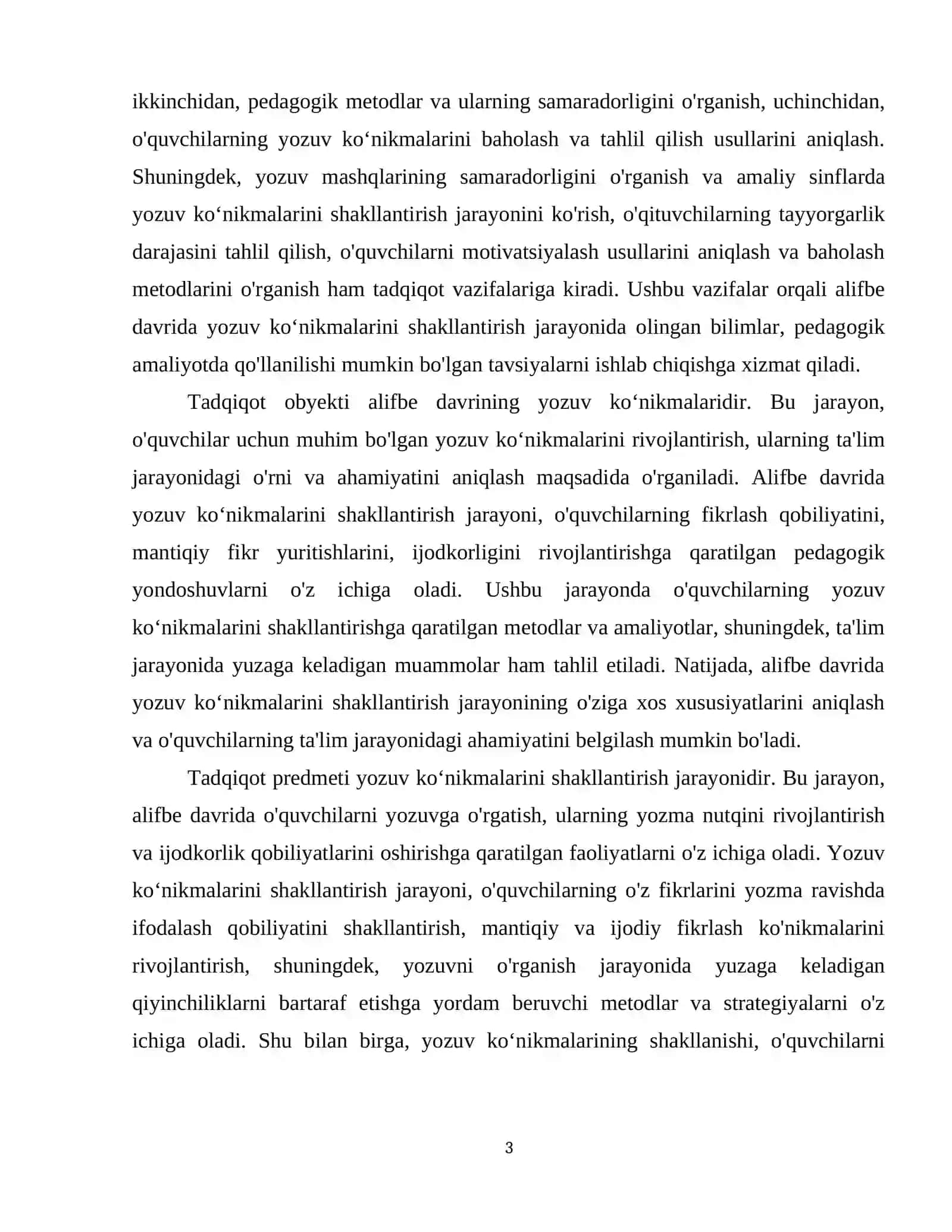 Alifbe davrida yozuv ko‘nikmalarini shakllantirish 4