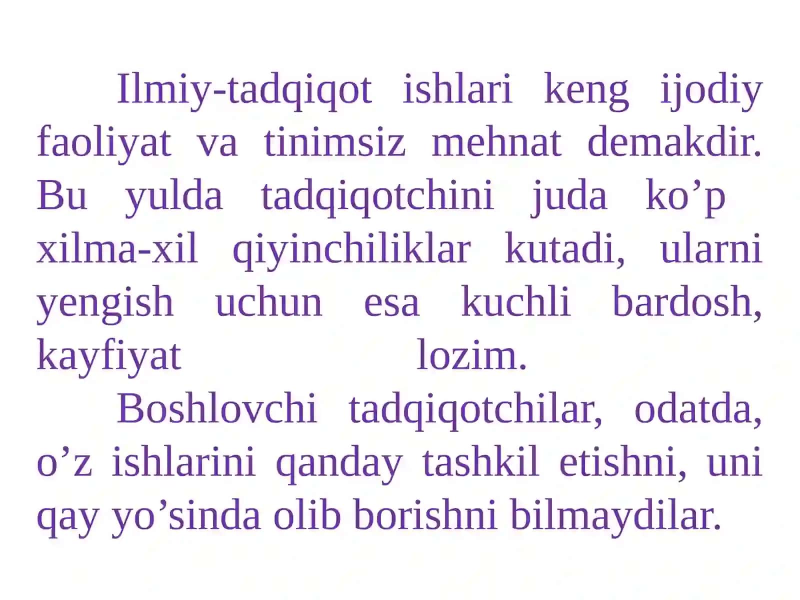 Ta’limolish jarayonini samarali tashkilotish 4