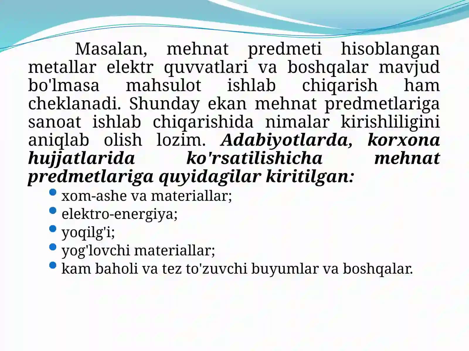Moddiy resurslar bilan ta’minlanganlik tahlili 4