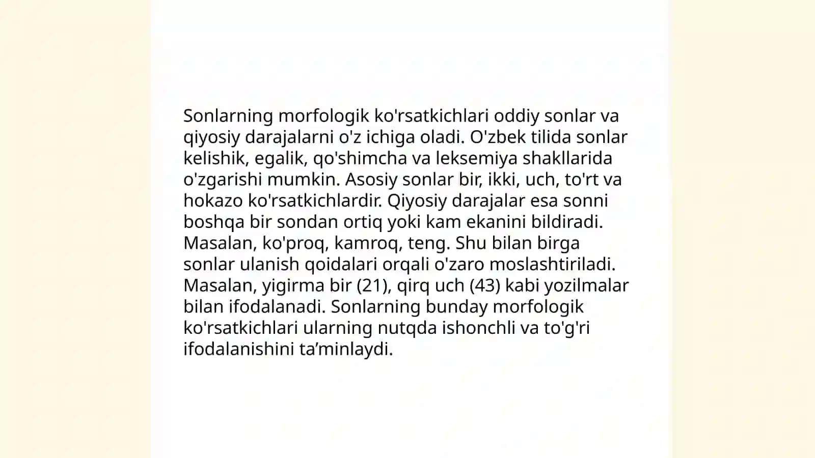 Morfologik uslibiyat son va sifat uslubiyati xususiyatlari 4