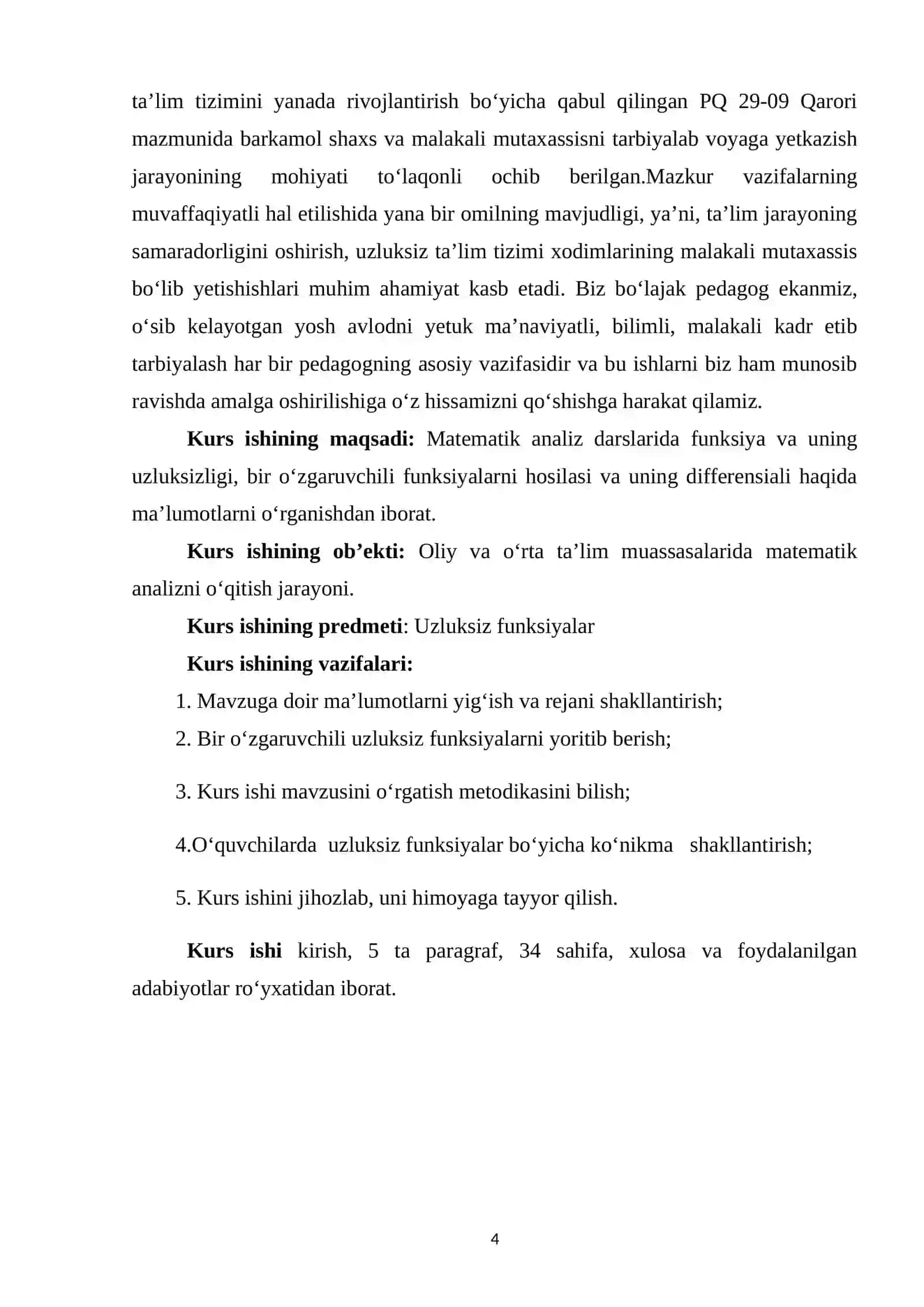 Bir o‘zgaruvchili funksiya hosilasi va differensiali 4