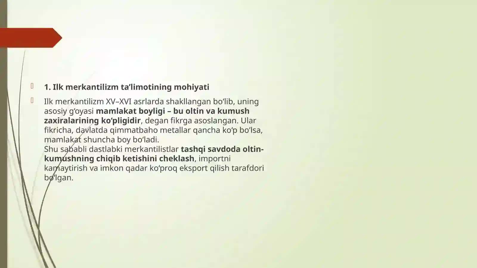Ilk Merkantilizm Talimoti 4