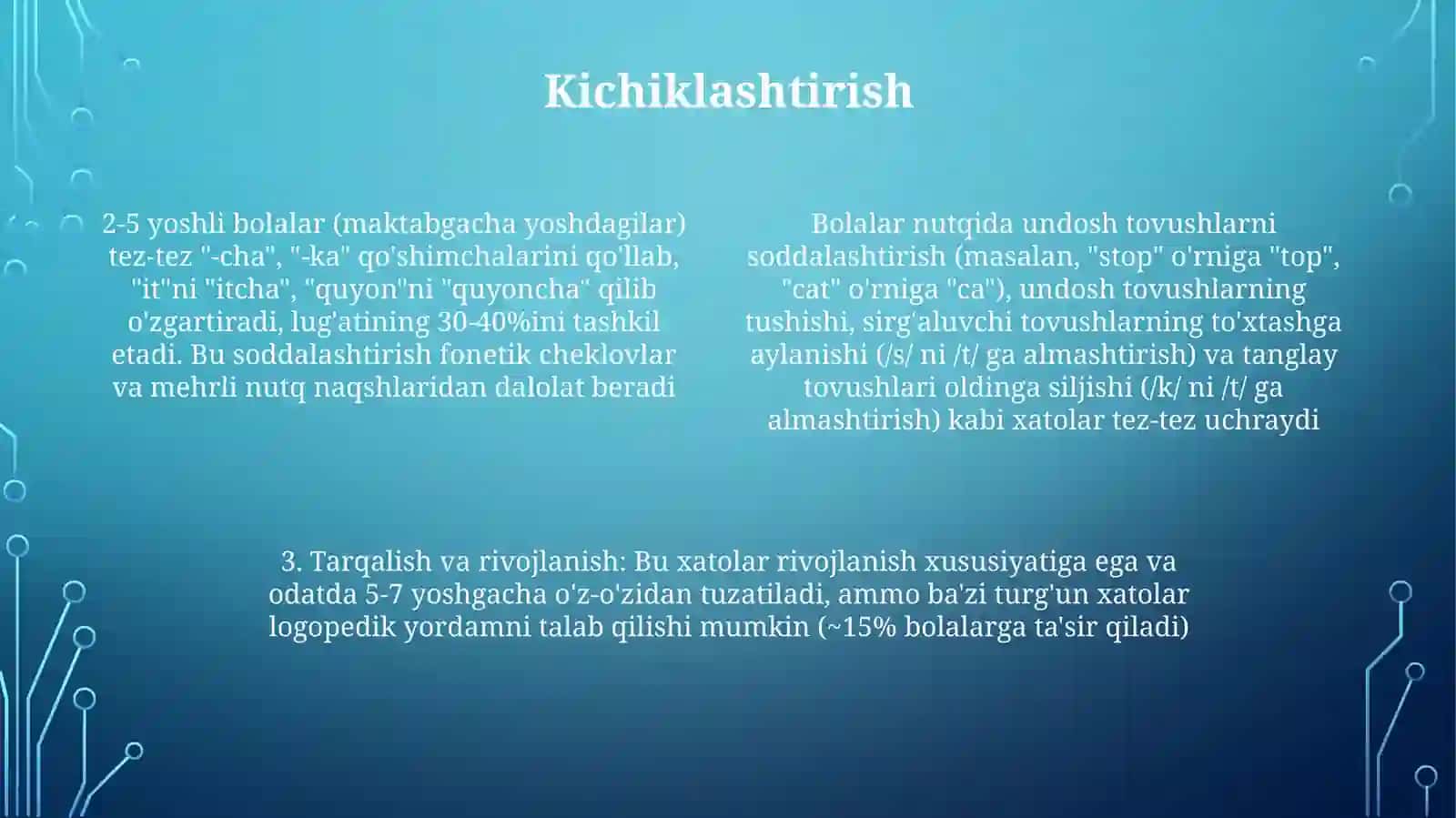 Maktabgacha tarbiya yoshdagi bolalar nutqida odatiy fonetik xatolar 4