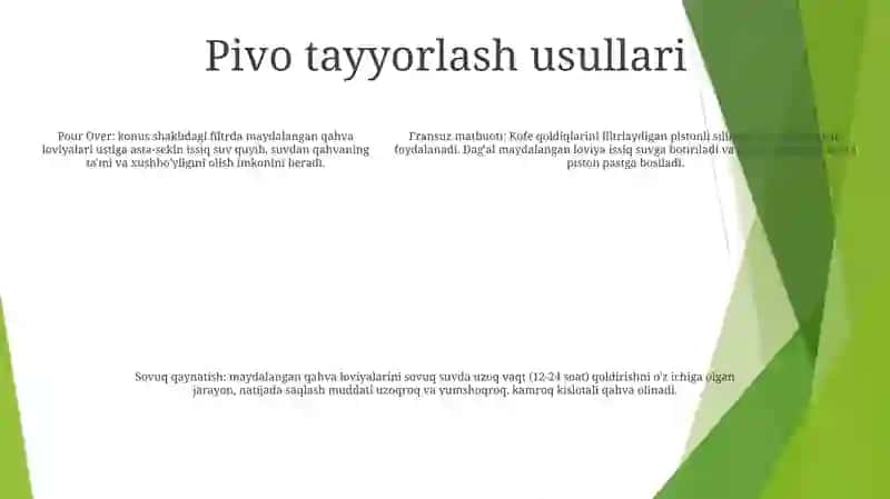 Coffee Tayyorlash 4