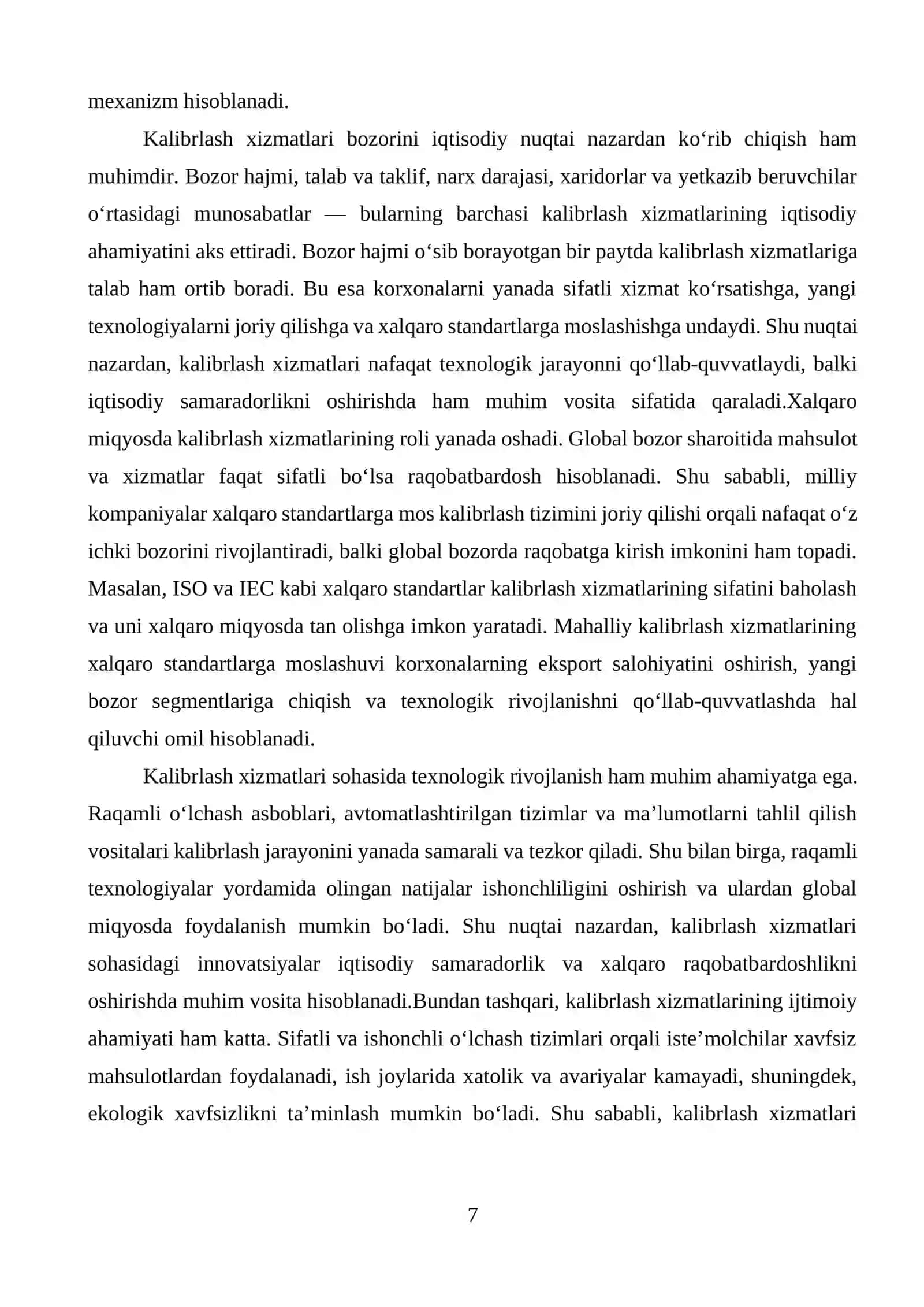 Kalibrlash xizmatlari bozorining umumiy tushunchasi 4