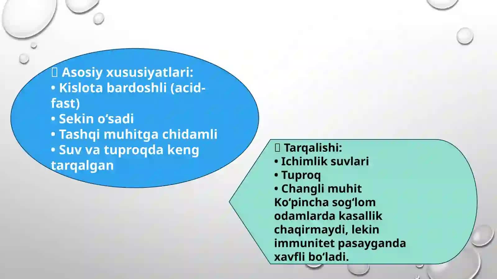 Atipik mikrobakteriyalar va ularning amaliyotdagi ahamiyati 4