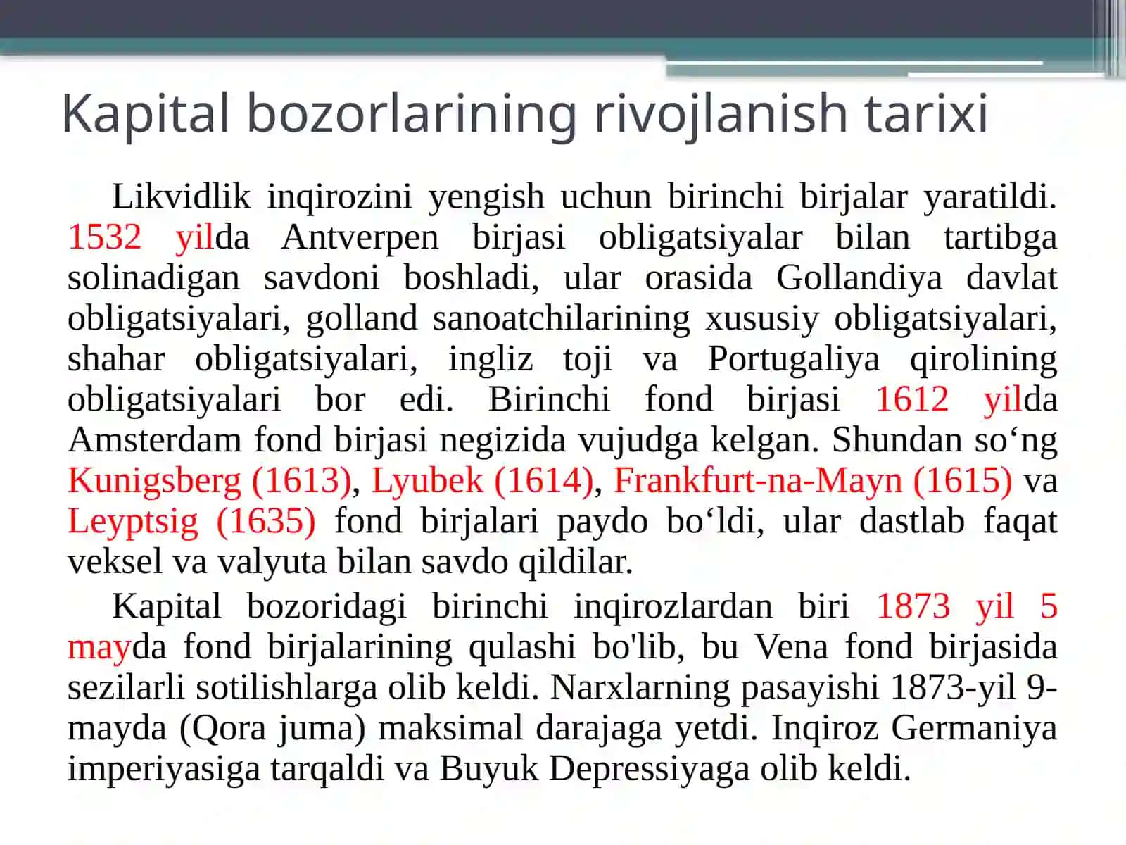 Kapital bozorining turlari 4
