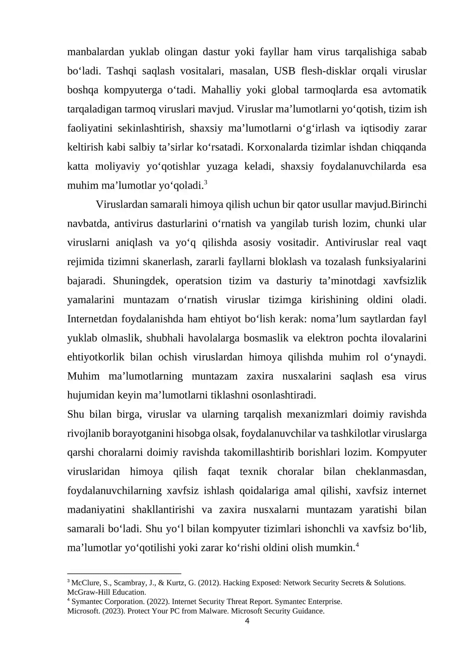 Kiberxavfsizlik asoslari 4