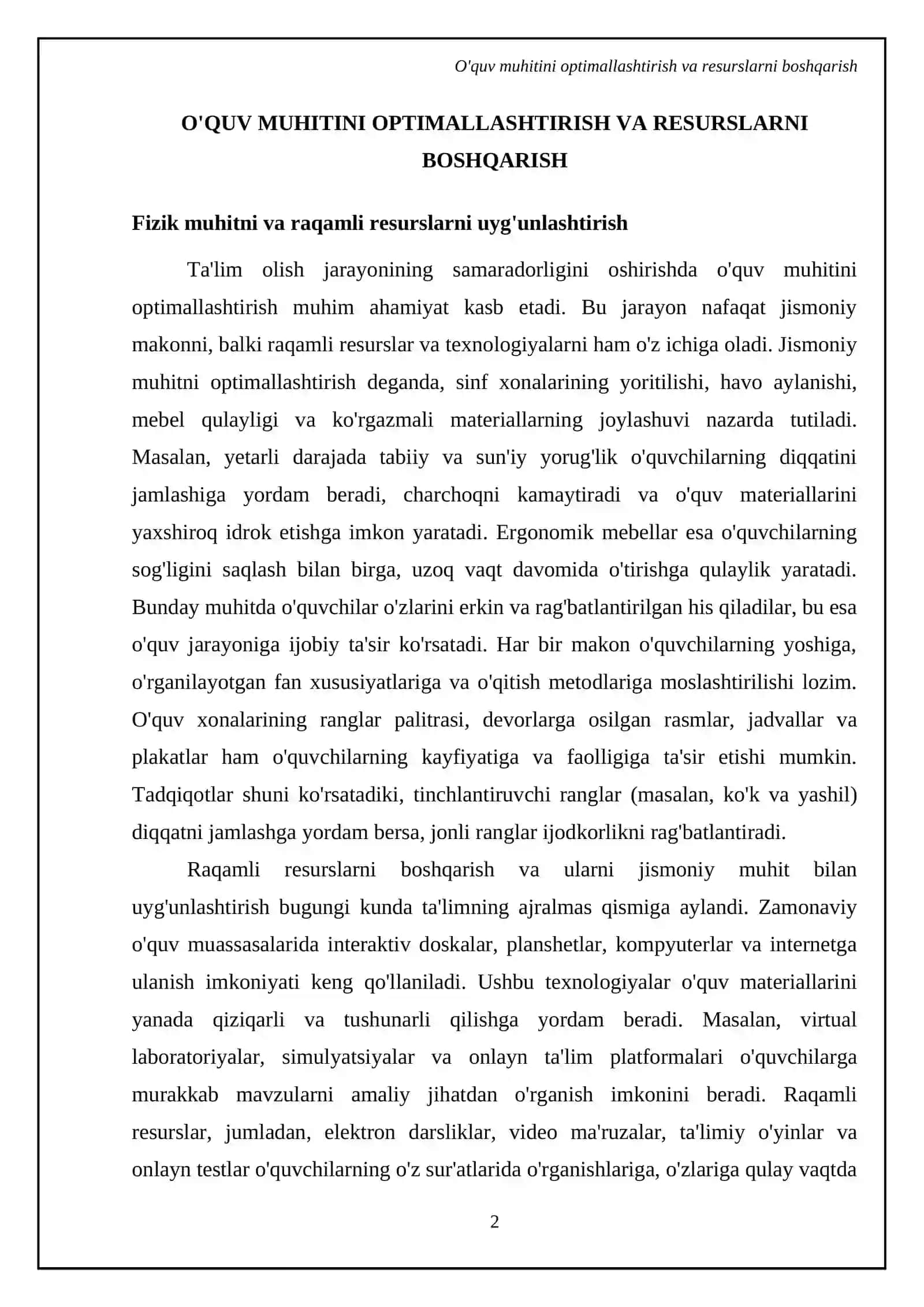 Ta'lim olish jarayonini samarali tashkil etish 4