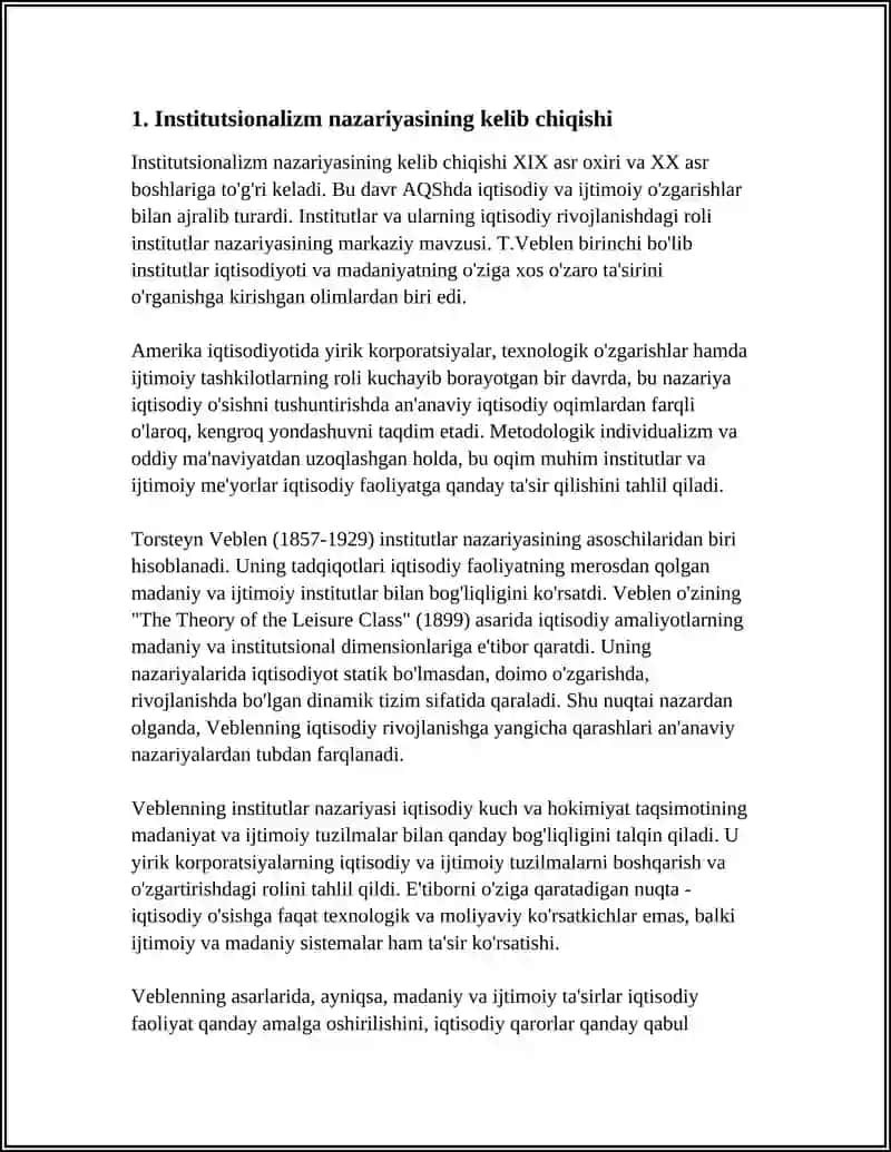 IQTISODIY TALIMOTLAR TARIXI FANIDAN MUSTAQIL ISHI 4