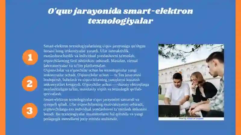 Smart-elektron o'quv texnologiyalari 4