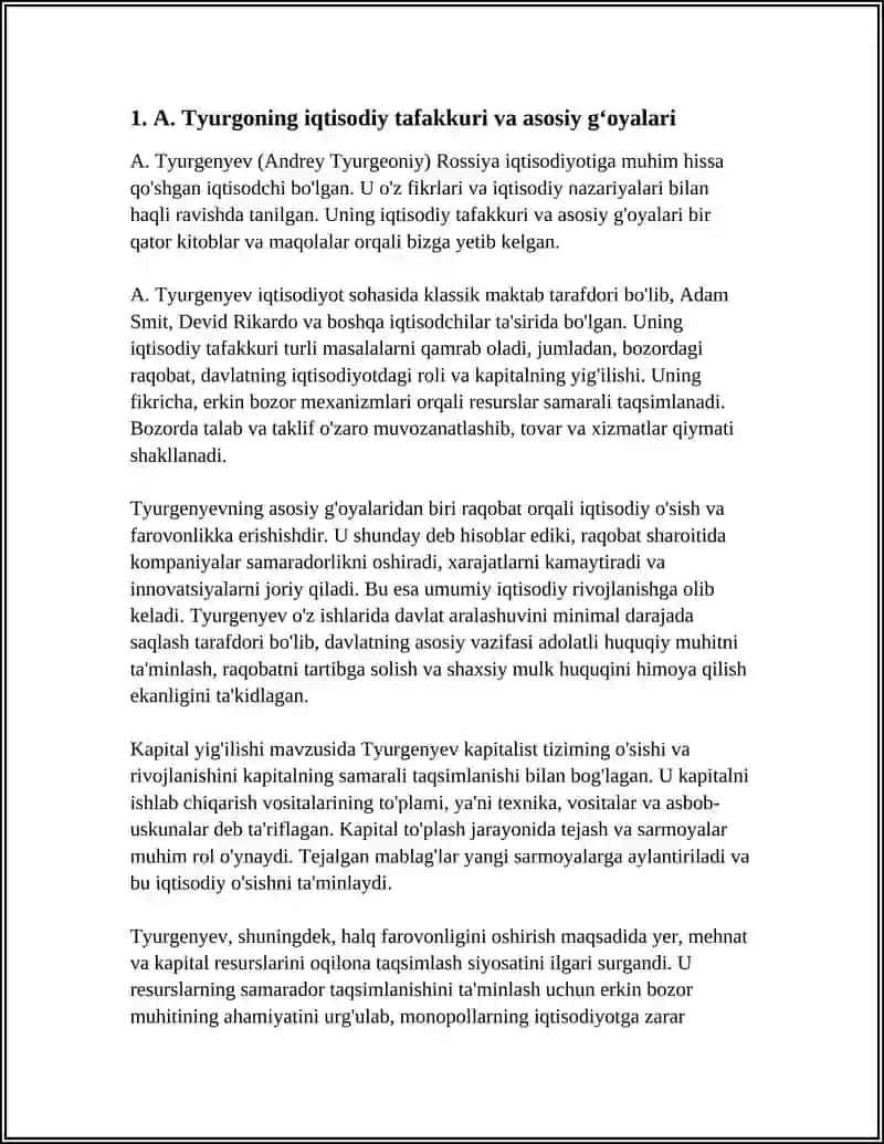 KLASSIK MAKTAB VAKILLARI A TYURGO VA KONTILONLAR QARASHLARI 4
