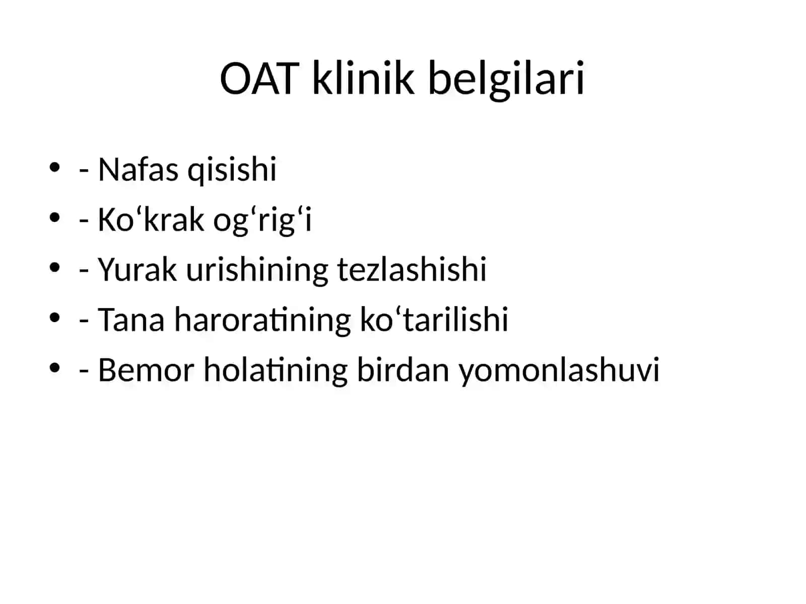 O‘pka arteriyasi tromboemboliyasi va O‘pka yuragi 4