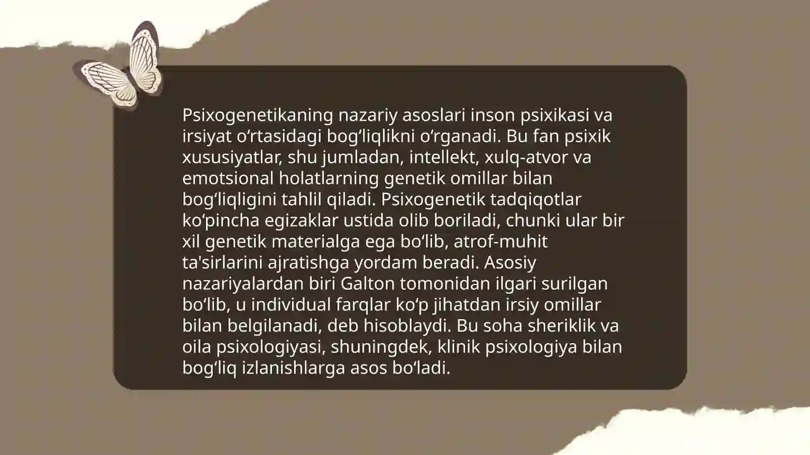 Psixogenetikaning asosiy metodlari 4