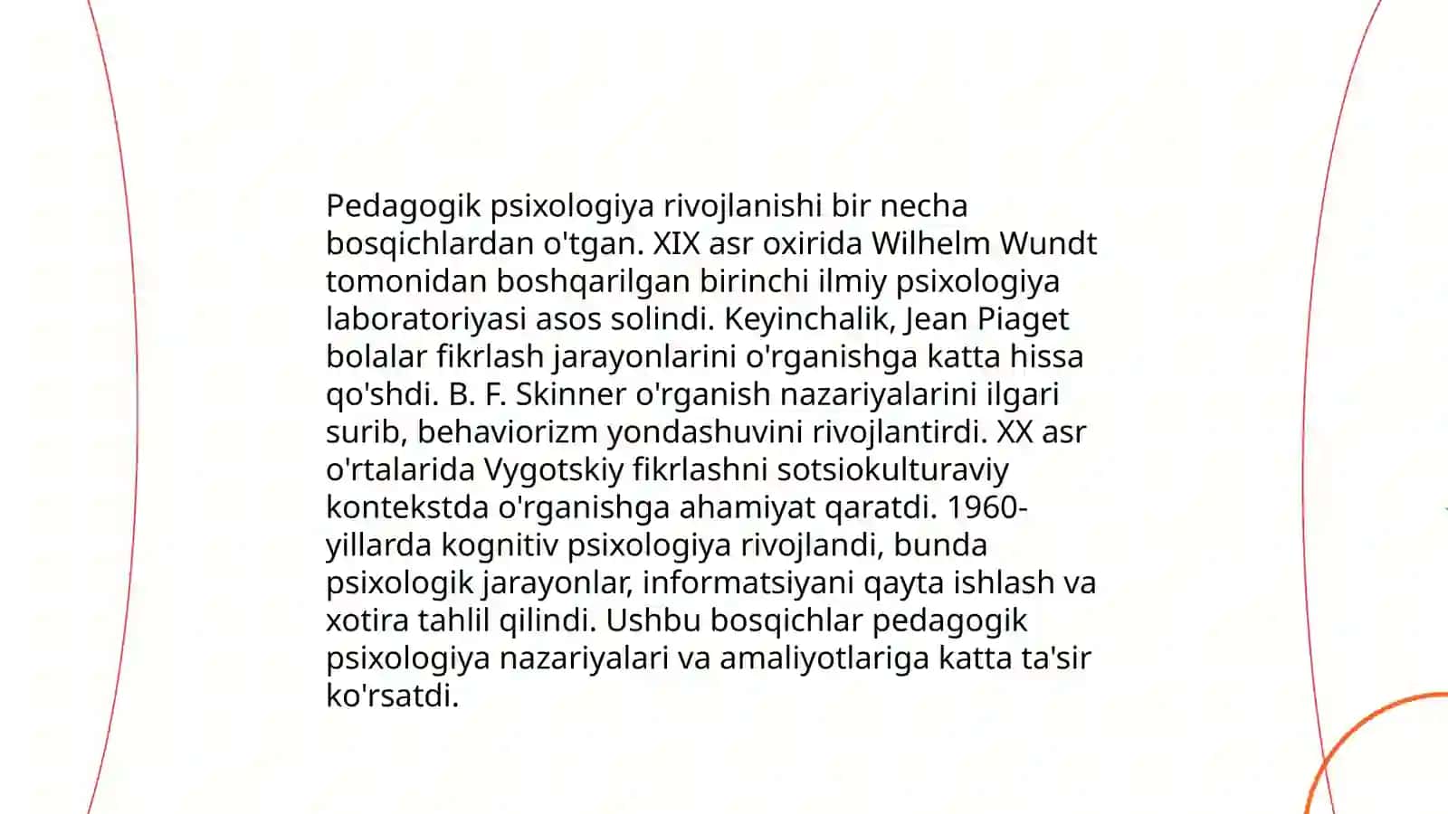 Pedagogik psixologiyaning yuzaga kelish tarixi 4