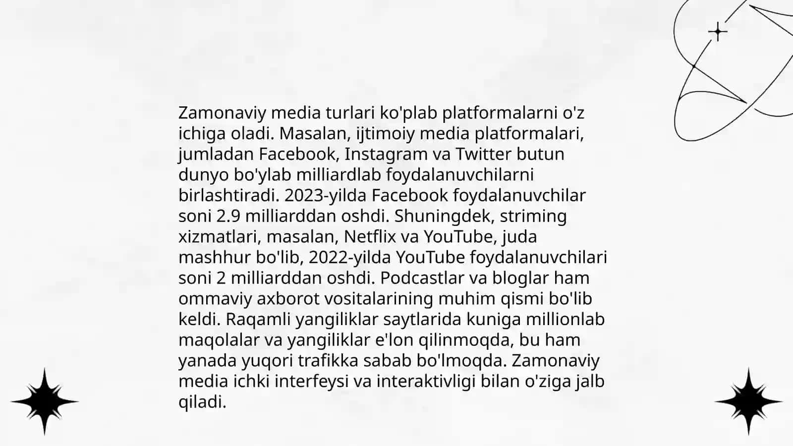 Media maydon tuzilishi va tasiri 4