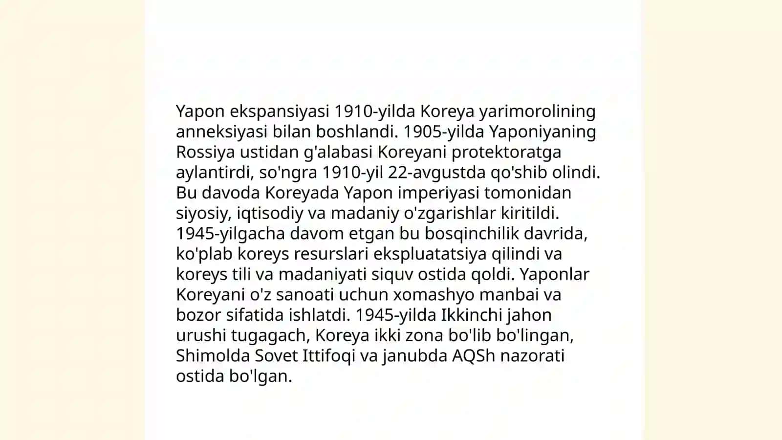 Chosonning halokati va yapon ekspansiyasi 4