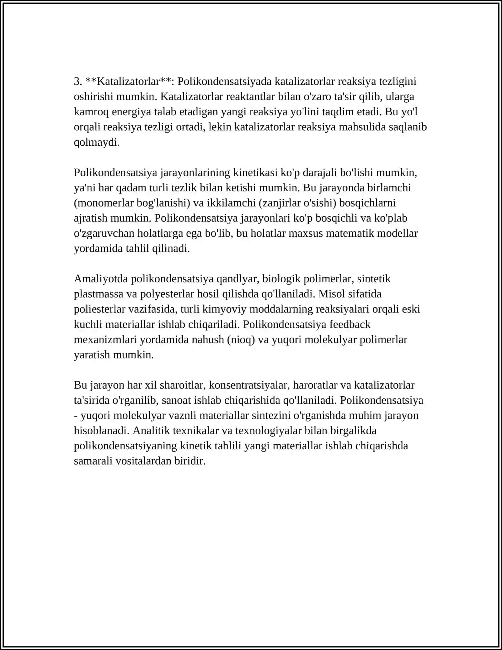 POLIKONDENSATLANISHDAGI DESTRUKTIV REAKSIYALAR 4
