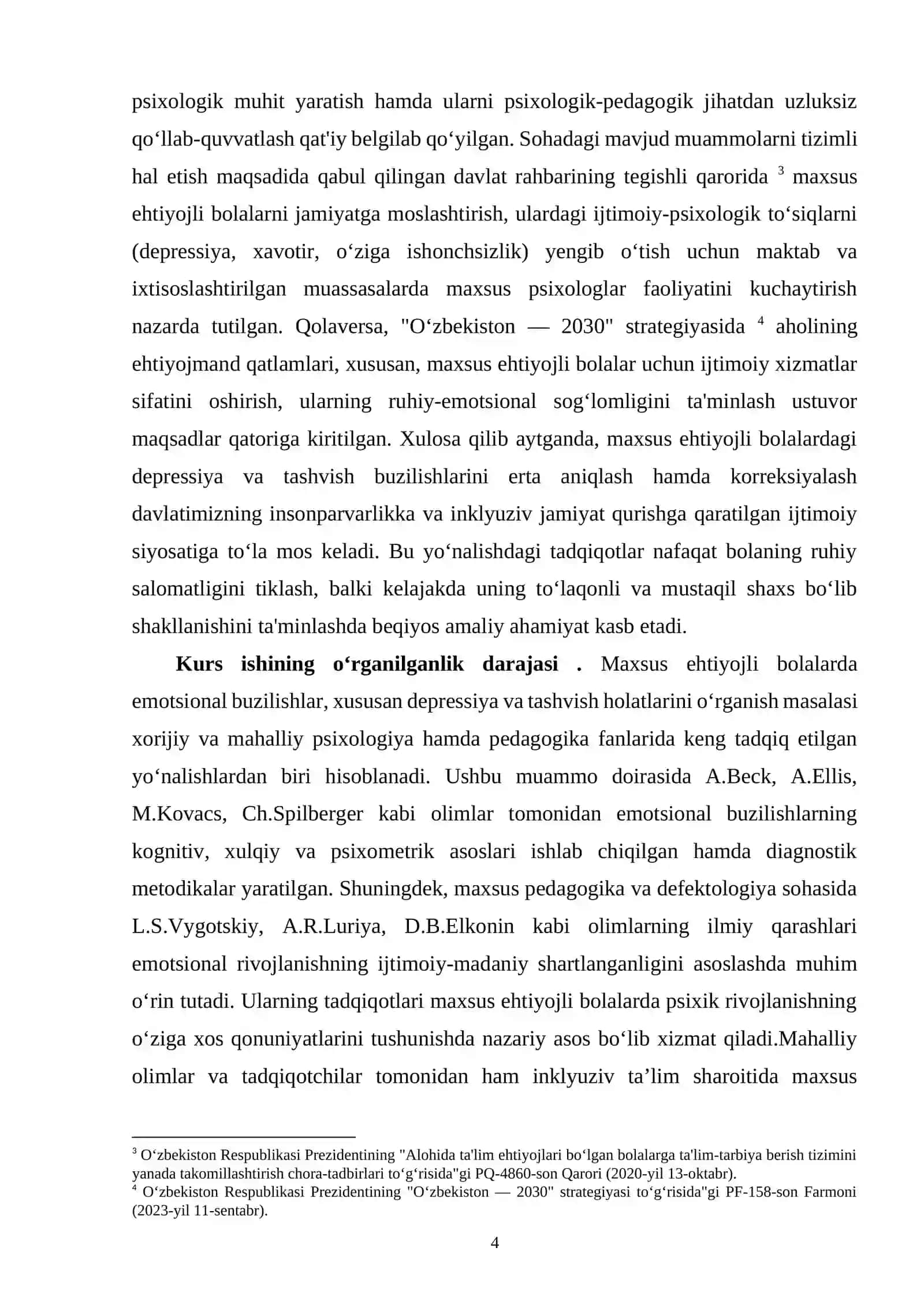 Maxsus ehtiyojli bolalarda depressiya va tashvish buzilishlari 4