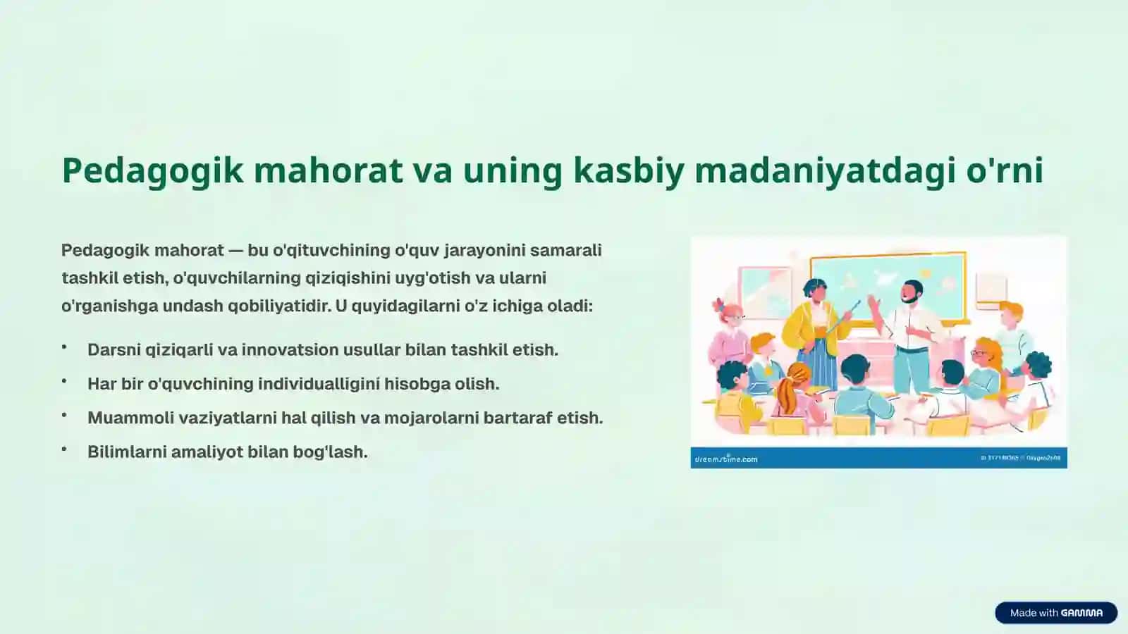 Kasbiy pedagogik madaniyat: Zamonaviy yondashuvlar va ahamiyat 4