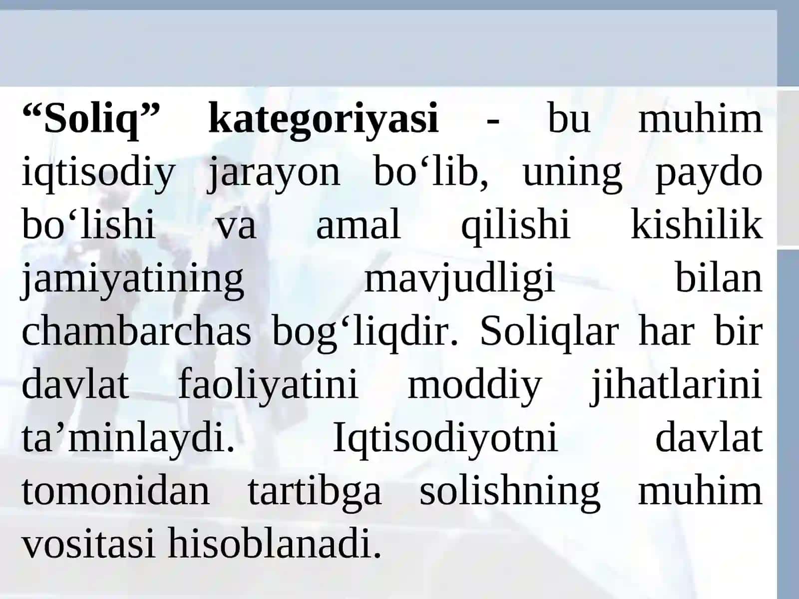 Yuridik shaxslarni soliqqa tortish 1 fanining mazmuni, predmetiva metodi 4