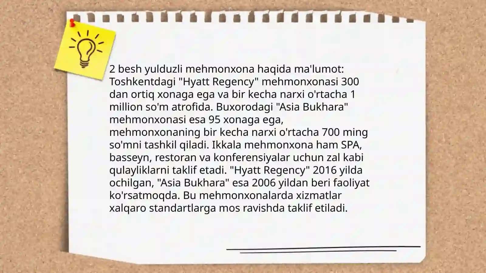 Mehmonxona turlari va ular haqida malumot 4