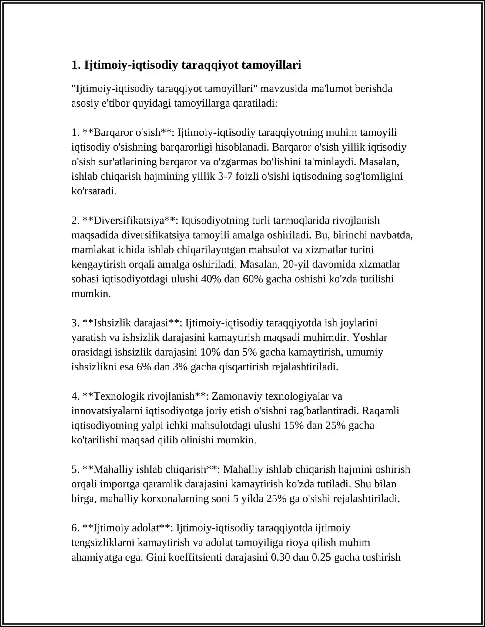 Ijtimoiy-iqtisodiy taraqqiyot tamoyillari 4