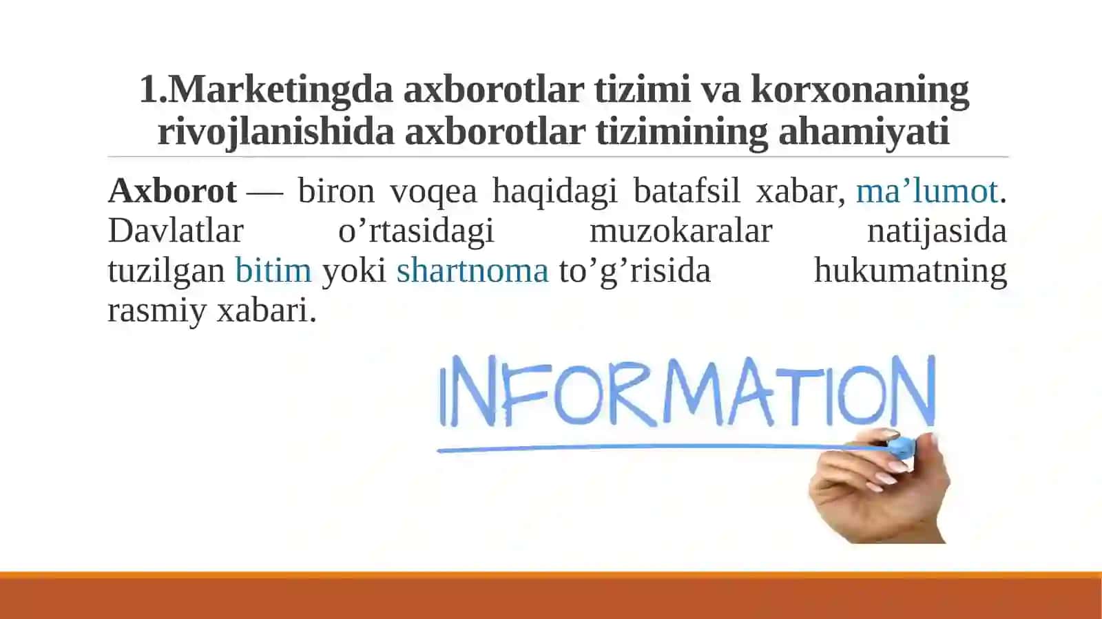 Marketing tadqiqotlarida axborot to’plash usullari 4