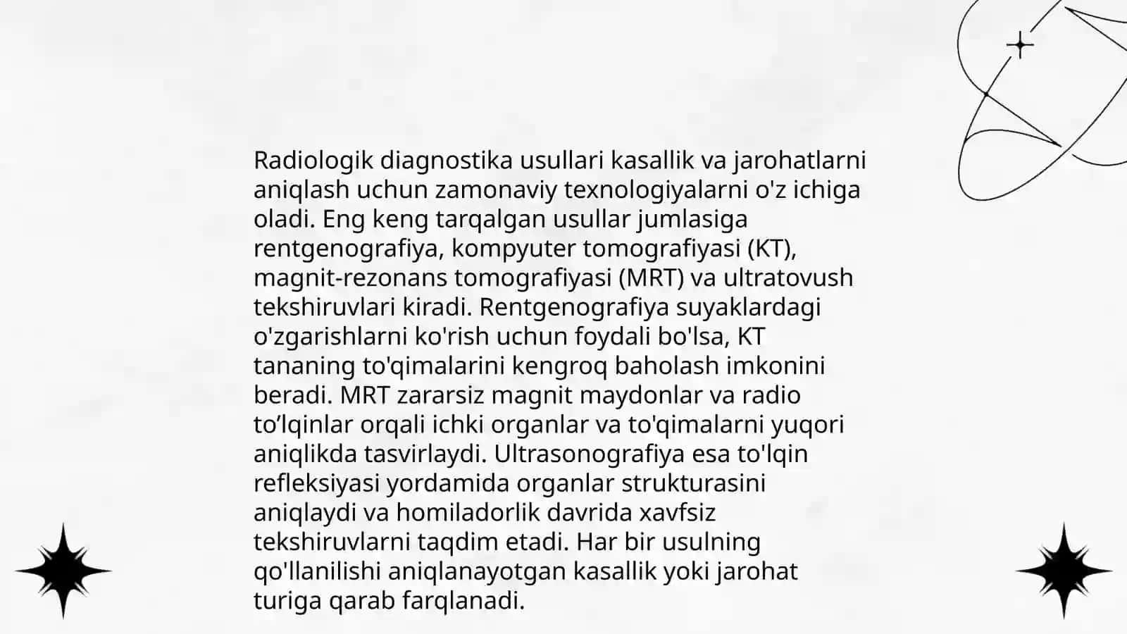 Jigar va o't yo'llarining nurli tekshirish usullari tushunchasi 4
