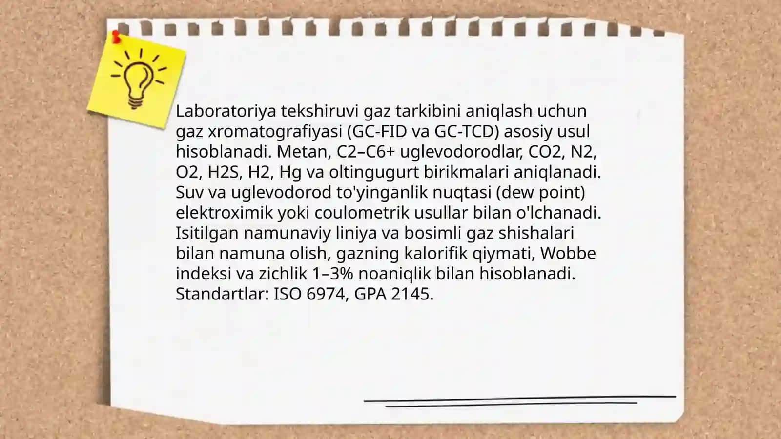 Gaz sifati va sertifikatlari 4