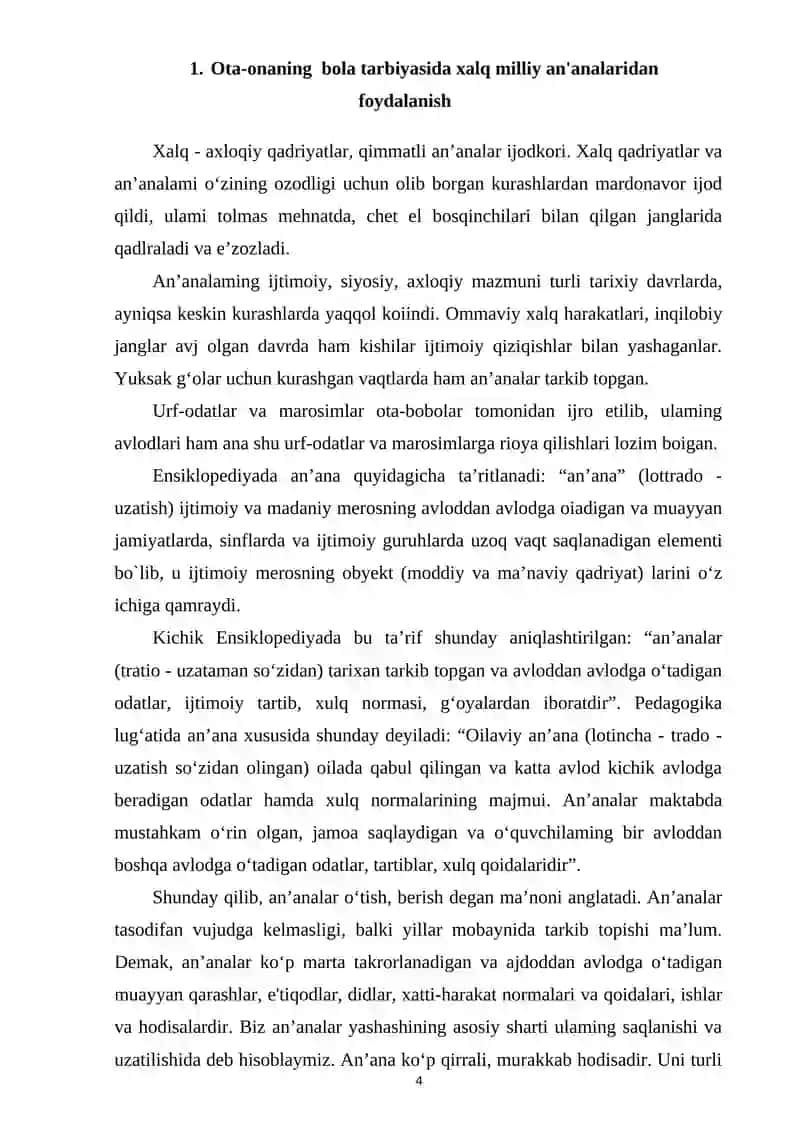O’QUVCHILARNI TARBIYALASHDA RIVOYAT VA HADISLARDAN FOYDALANISH 4